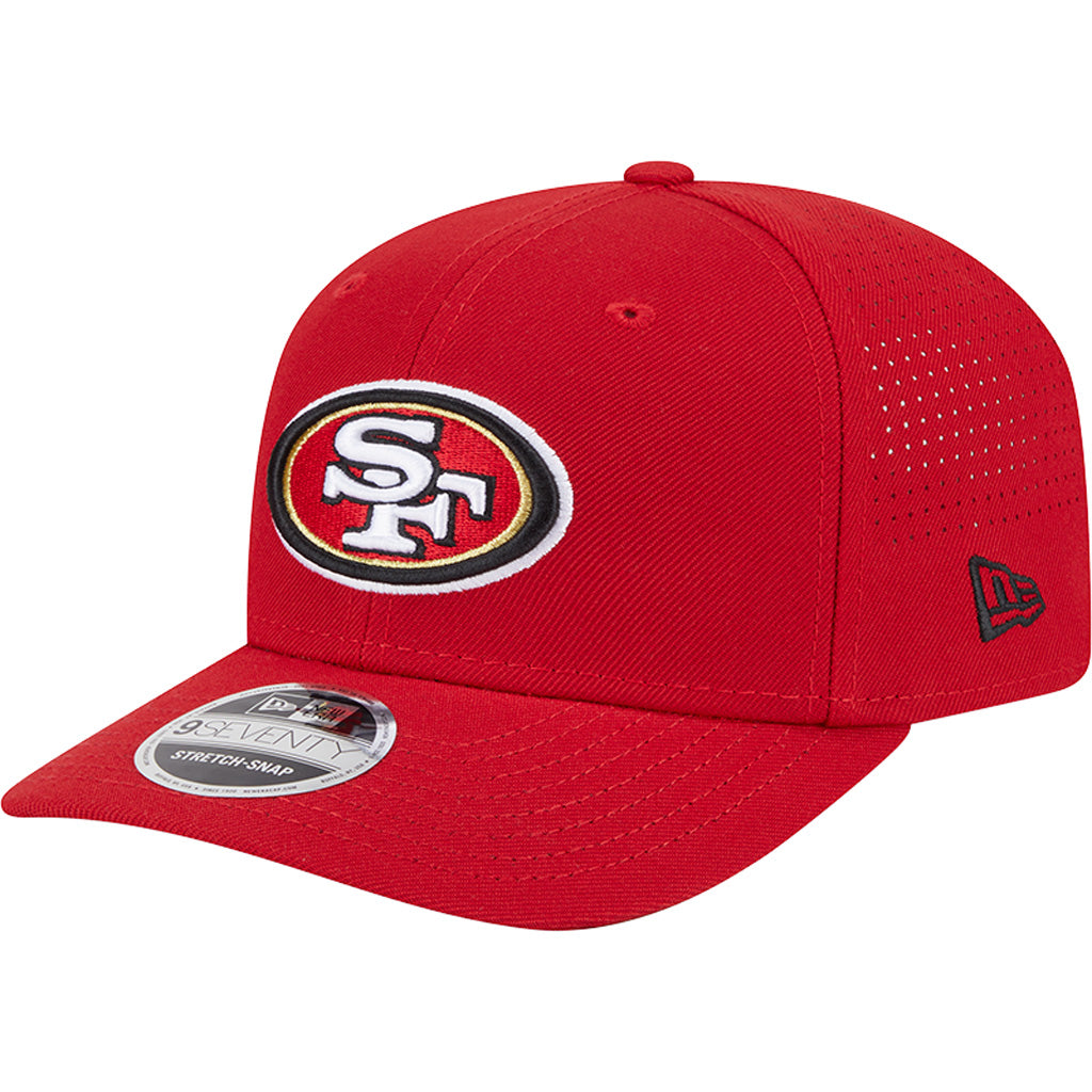 NFL San Francisco 49ers New Era Performance 9SEVENTY Stretch-Snapback Hat - Red
