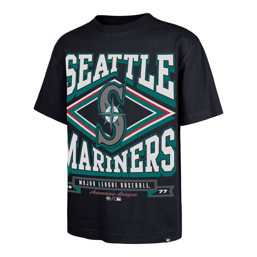 MLB Seattle Mariners '47 Heater Foundation T-Shirt - Navy