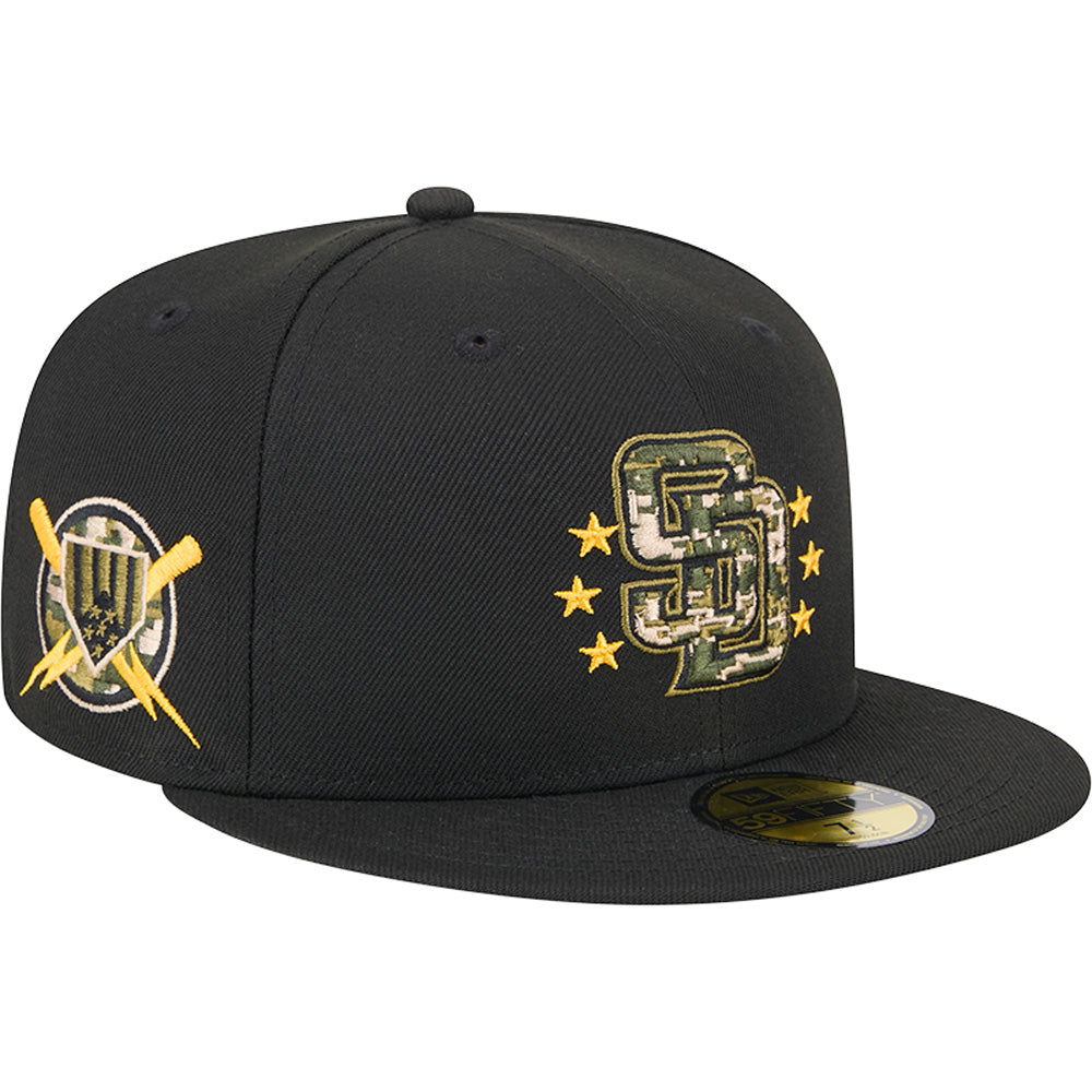 MLB San Diego Padres New Era 2024 Armed Forces On-Field 59FIFTY Fitted