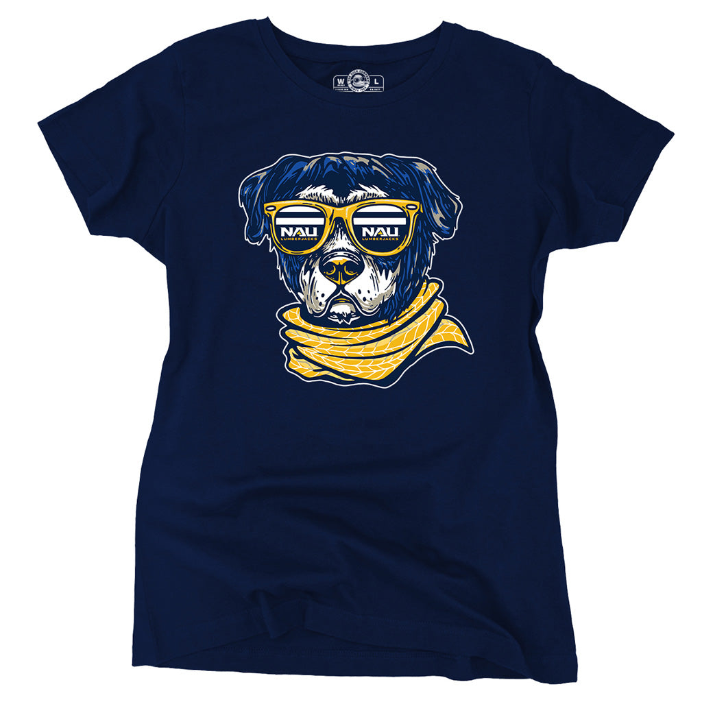 NCAA Northern Arizona Lumberjacks Women's The Duck Company Hound T-shirt