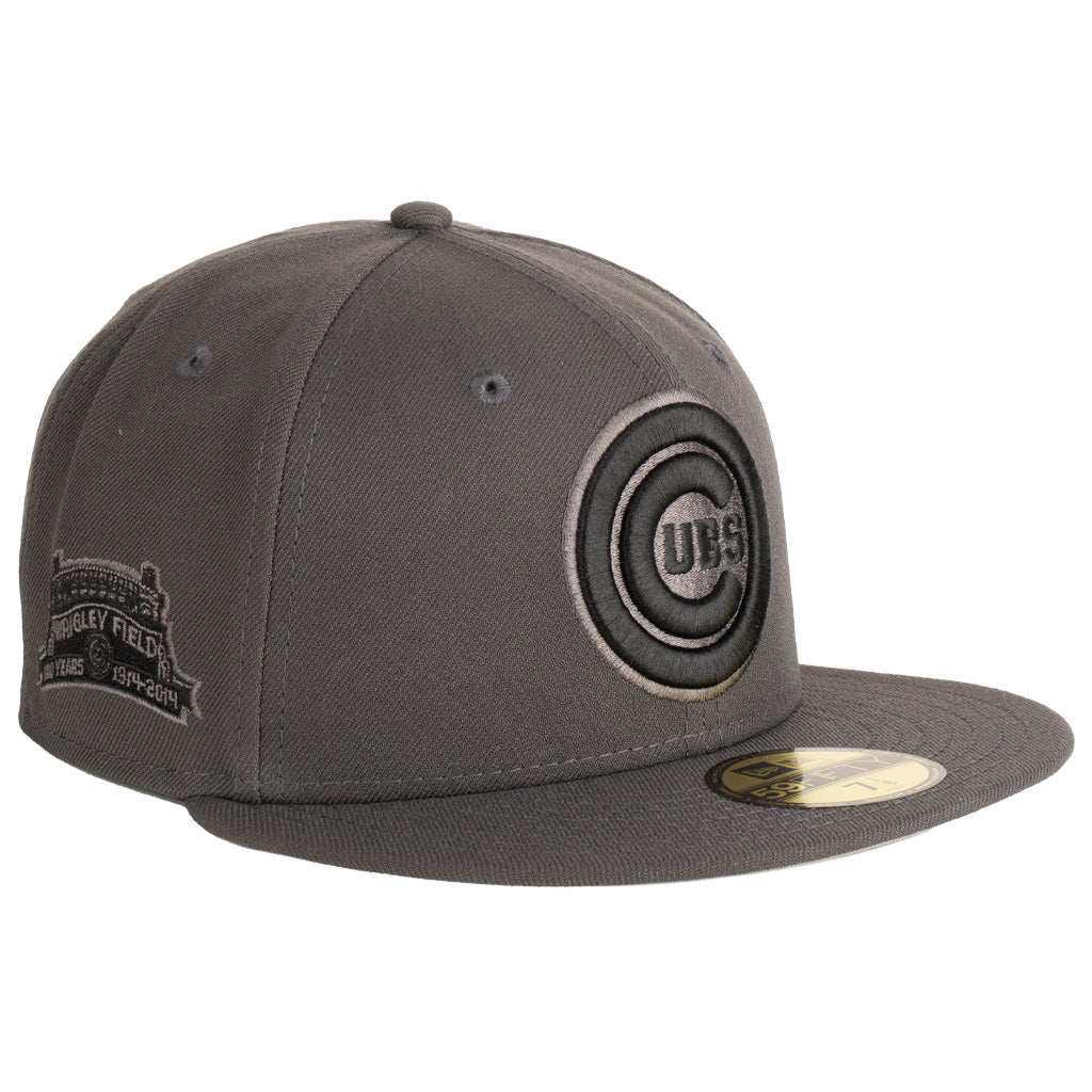 MLB Chicago Cubs New Era Tonal Graphite 59FIFTY Fitted Hat - Graphite