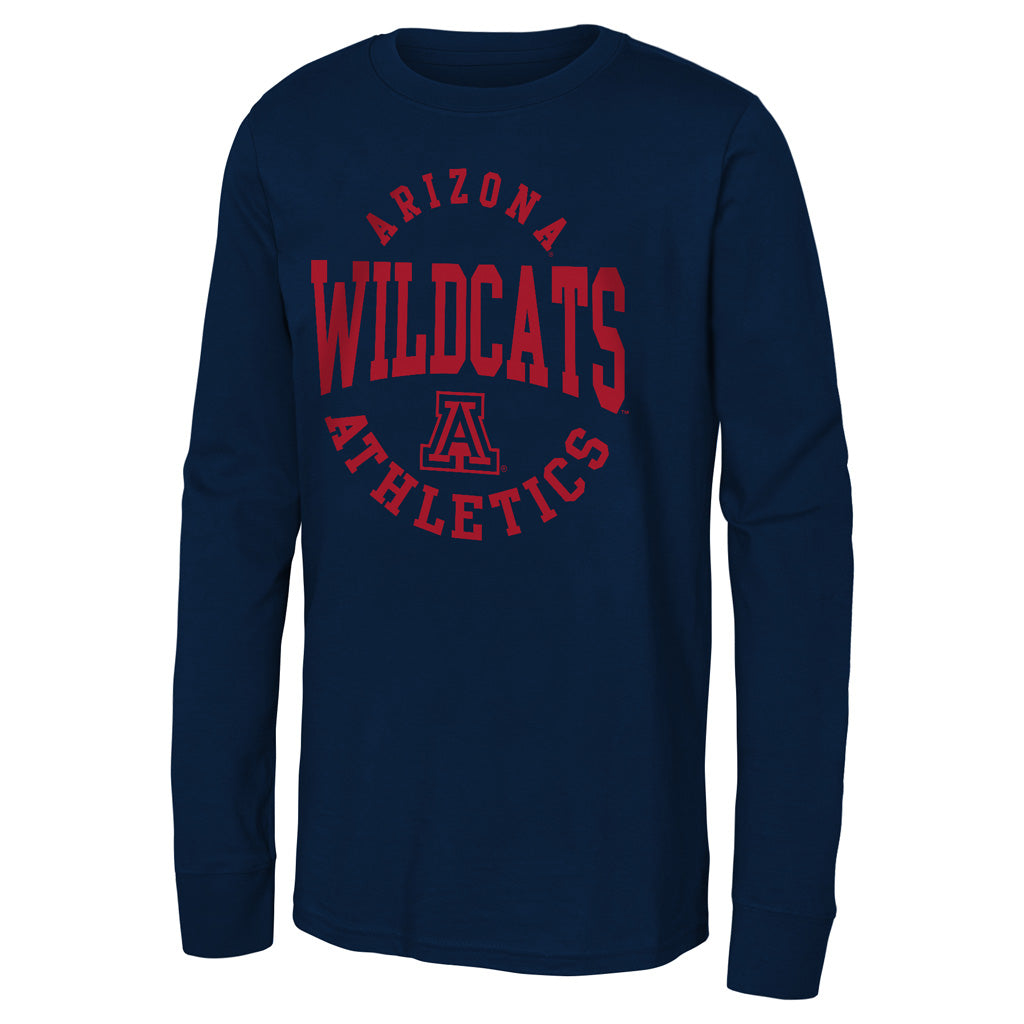 NCAA Arizona Wildcats Youth Outerstuff Around the Block Long Sleeve T-Shirt