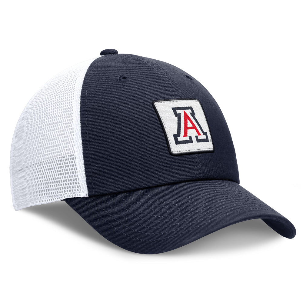 NCAA Arizona Wildcats Nike Club Unstructured Mesh Trucker Hat - Navy
