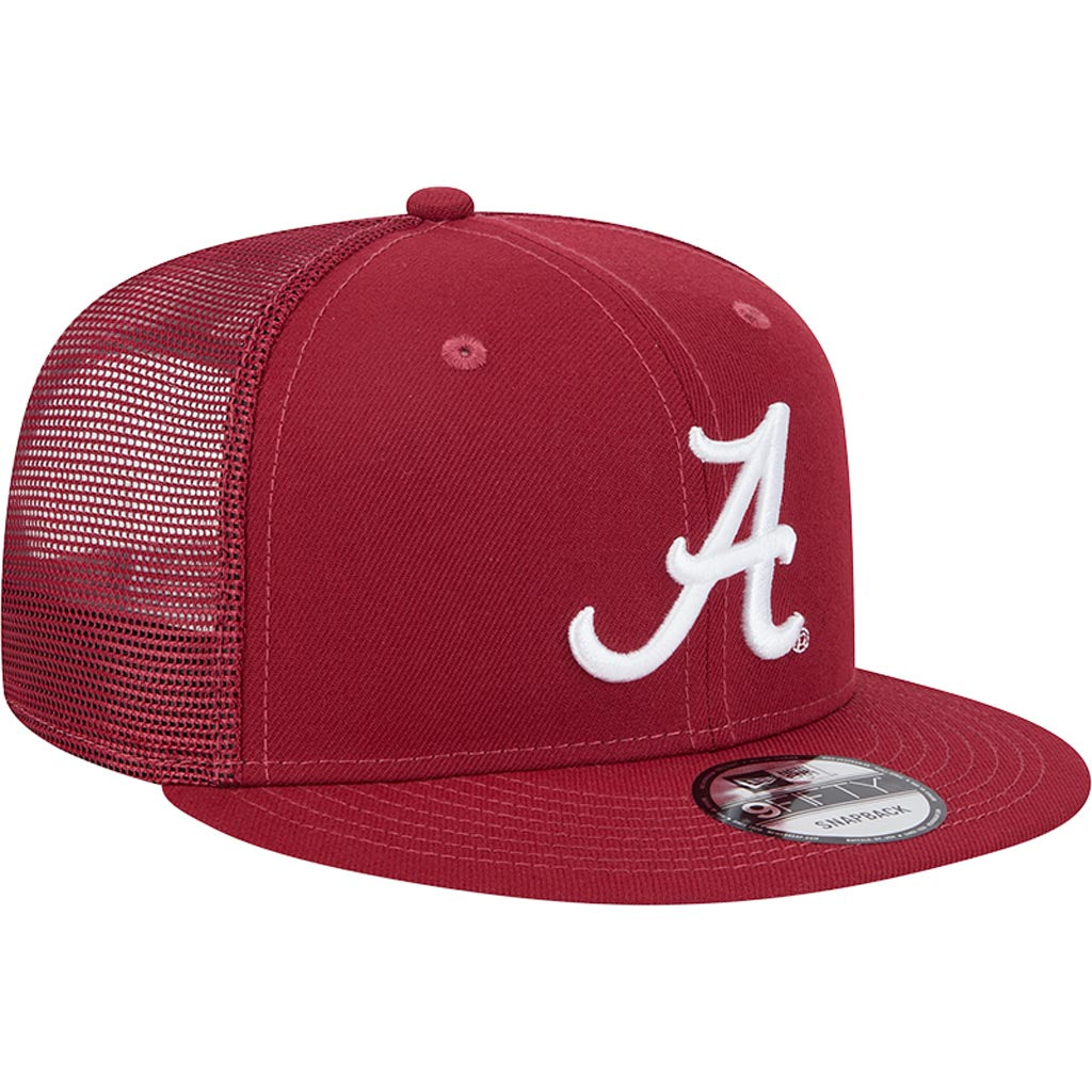NCAA Alabama Crimson Tide New Era 9FIFTY Snapback Trucker Hat - Red