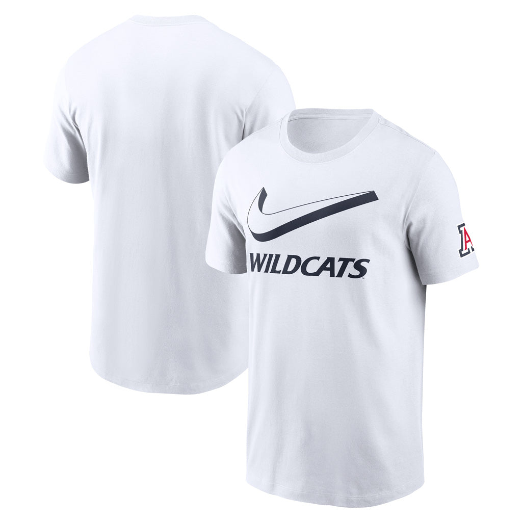 NCAA Arizona Wildcats Nike 2-Hit Swoosh T-Shirt - White