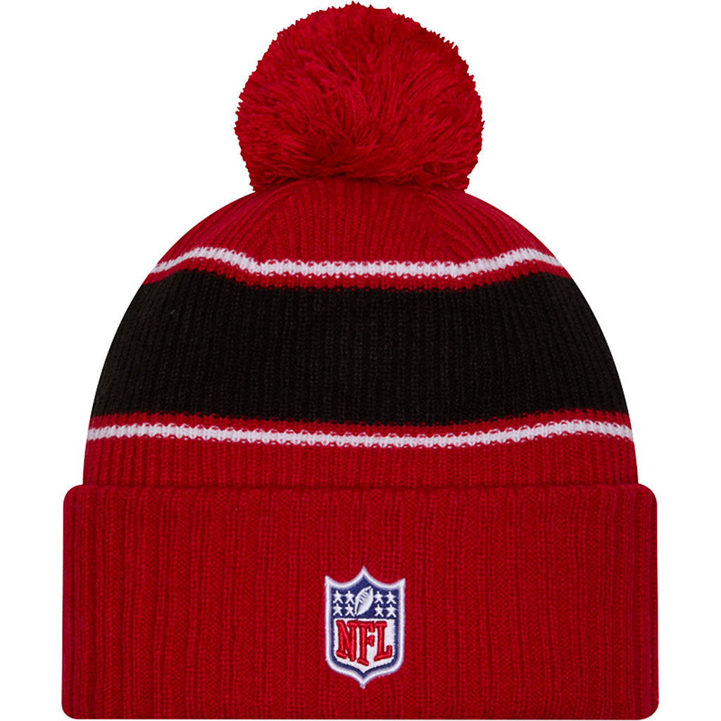 NFL San Francisco 49ers New Era 2024 Sideline Sport Knit Hat - Red