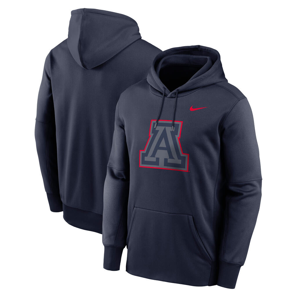 NCAA Arizona Wildcats Nike Performance Color Pop Logo Hoodie - Navy