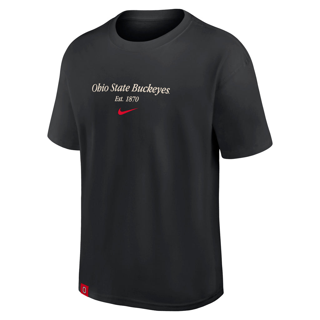 NCAA Ohio State Buckeyes Nike Script Max90 T-Shirt - Black