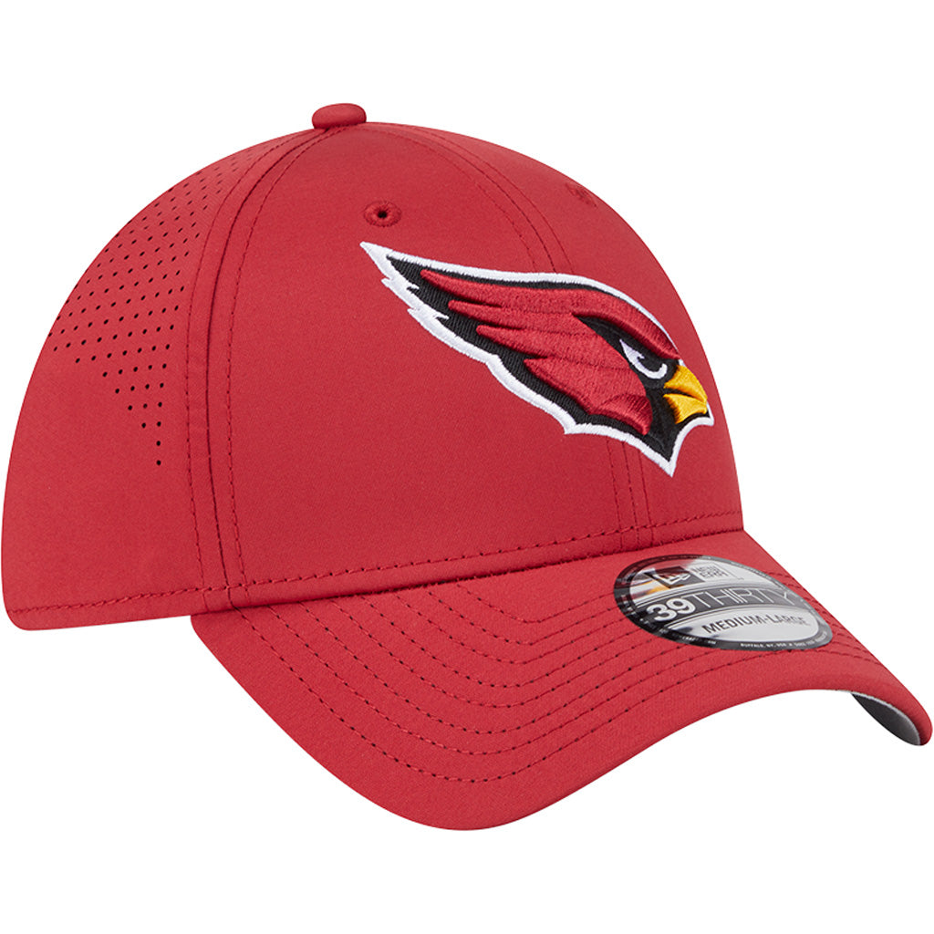 NFL Arizona Cardinals New Era Mid Perf 39THIRTY Flex Fit Hat - Red