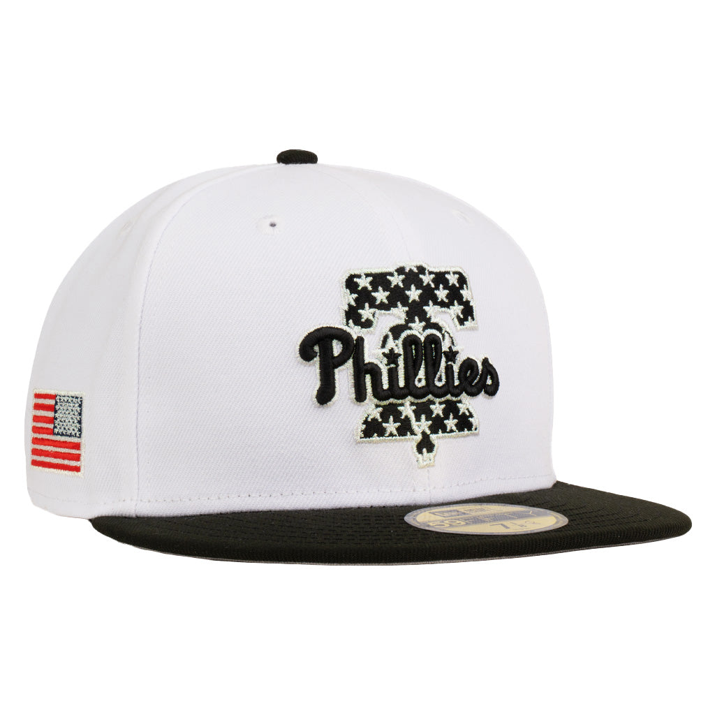 MLB Philadelphia Phillies New Era Space Shuttle 59FIFTY Fitted Hat - White