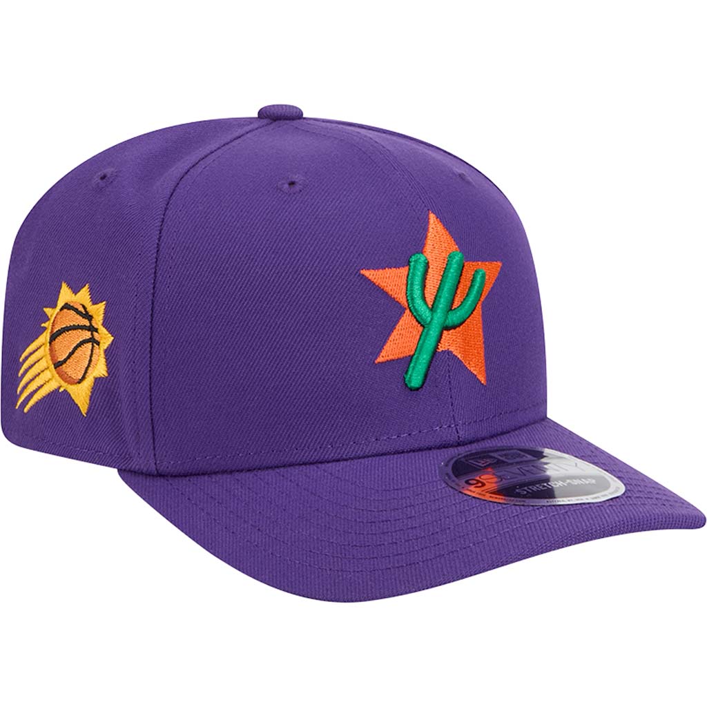 NBA Phoenix Suns New Era 2024/25 City Edition 9SEVENTY Stretch Snapback Hat - Purple