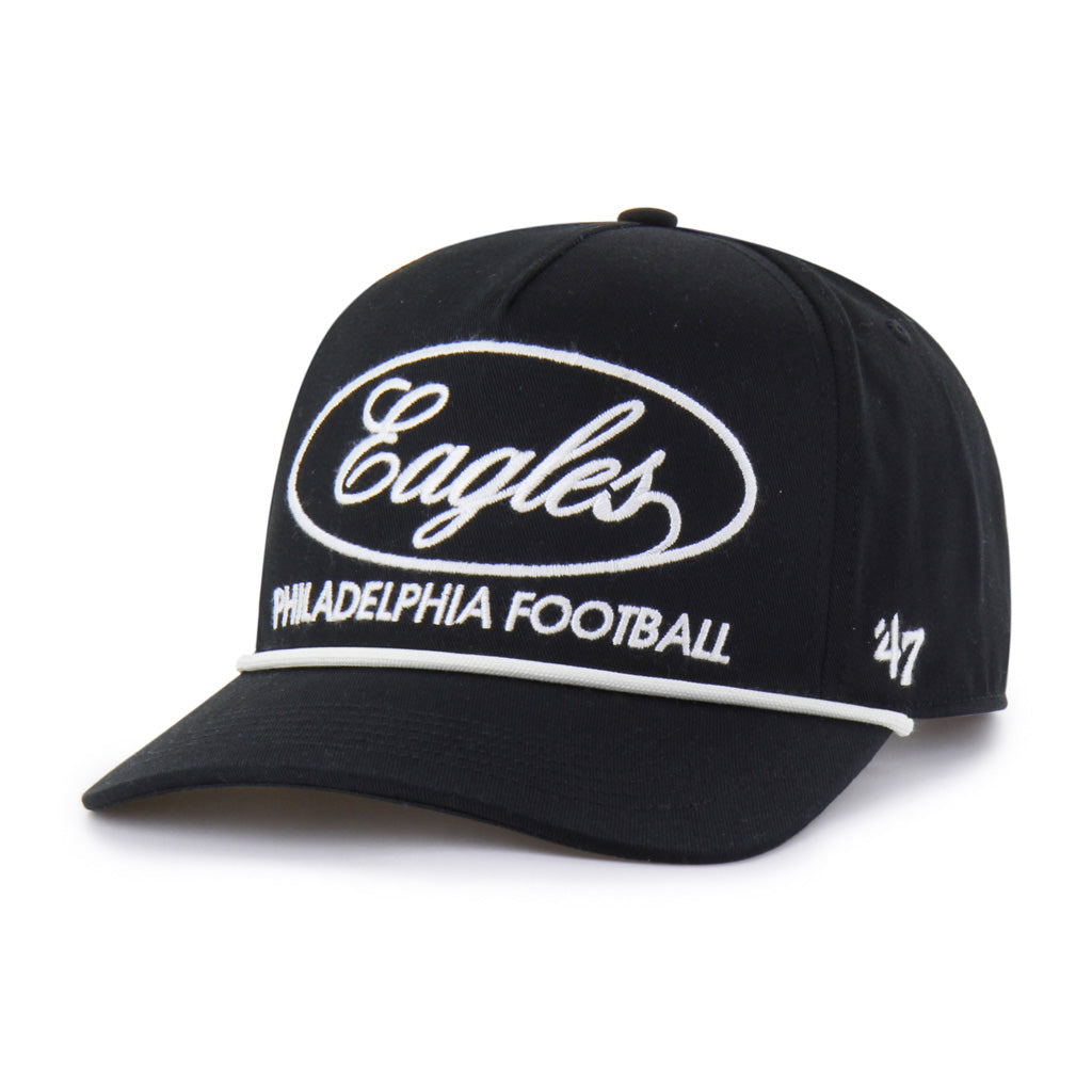 NFL Philadelphia Eagles '47 Foundational Hitch Snapback Hat - Black