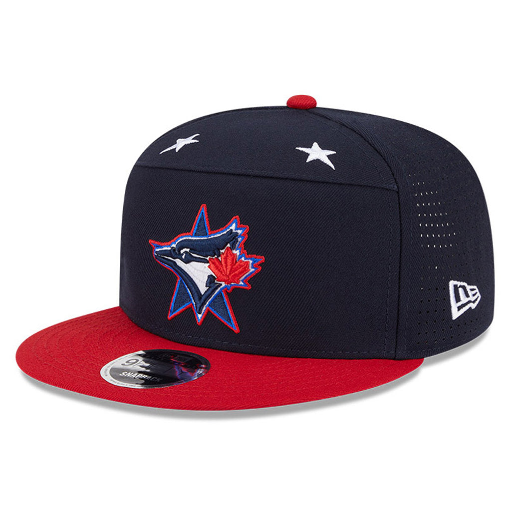 MLB Toronto Blue Jays New Era 2025 All Star Game Workout 9FIFTY Split Panel Snapback Hat - Navy