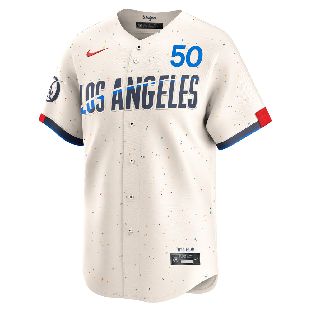 MLB Los Angeles Dodgers Mookie Betts Nike City Connect Limited Jersey