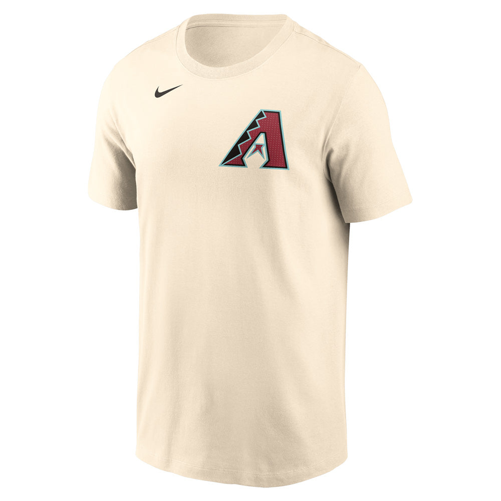 MLB Arizona Diamondbacks Ketel Marte Nike FUSE Home Name & Number T-Shirt - Cream