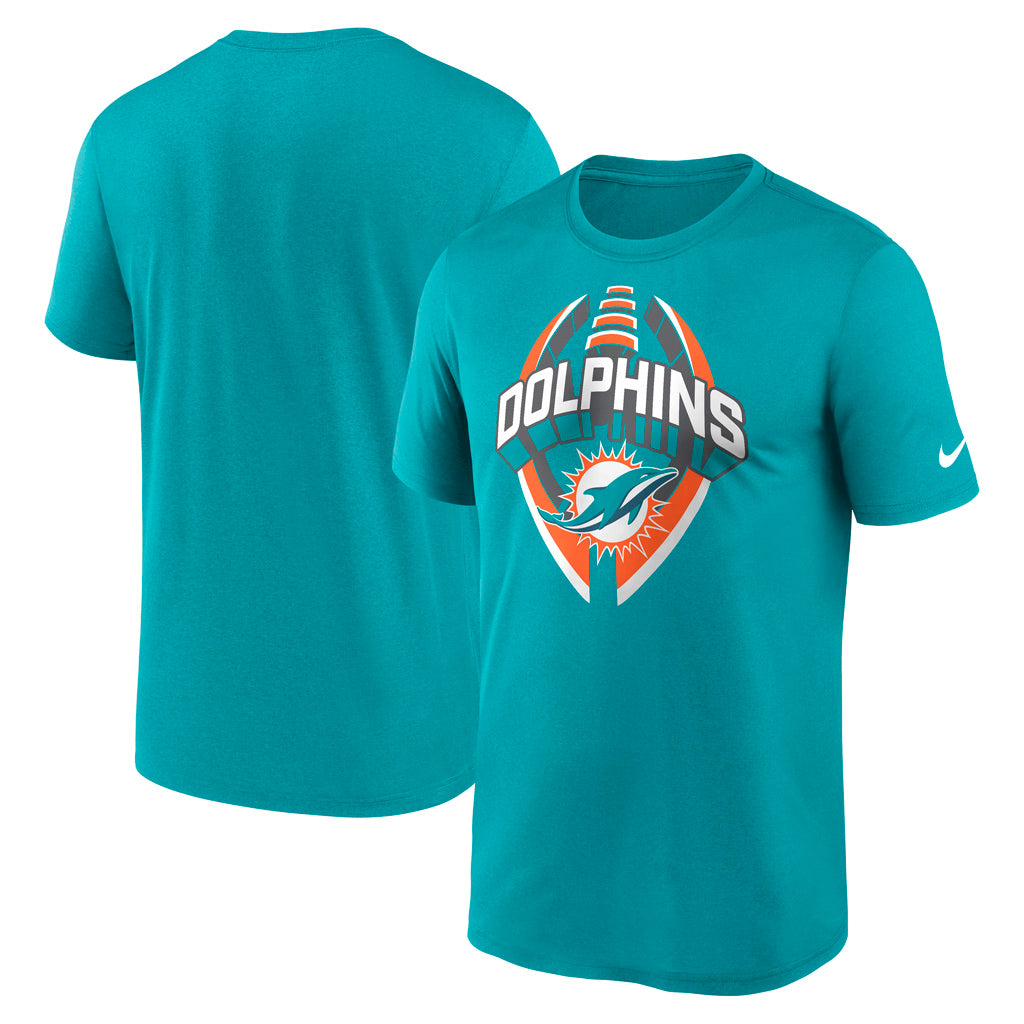 NFL Miami Dolphins Nike 2025 Icon Legend T-Shirt - Teal