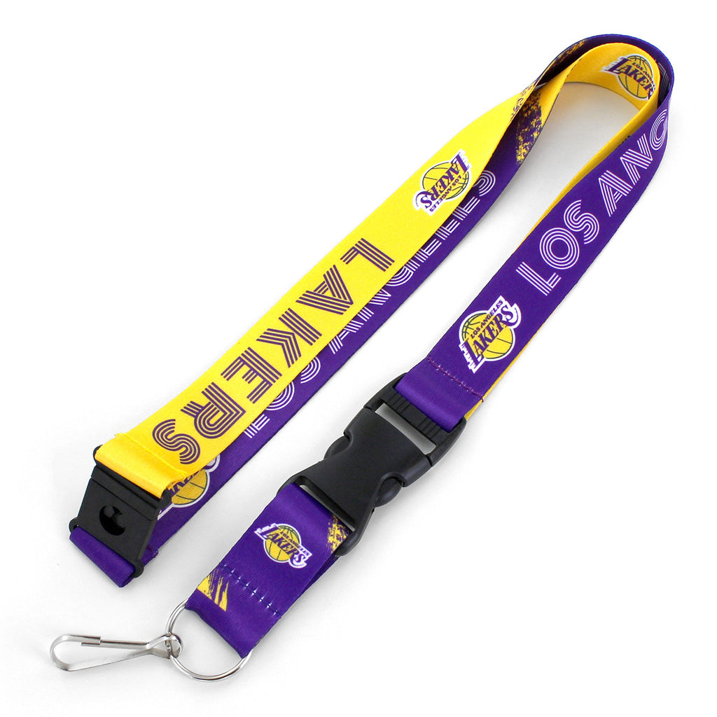 NBA Los Angeles Lakers Aminco Crossfade Lanyard - Purple