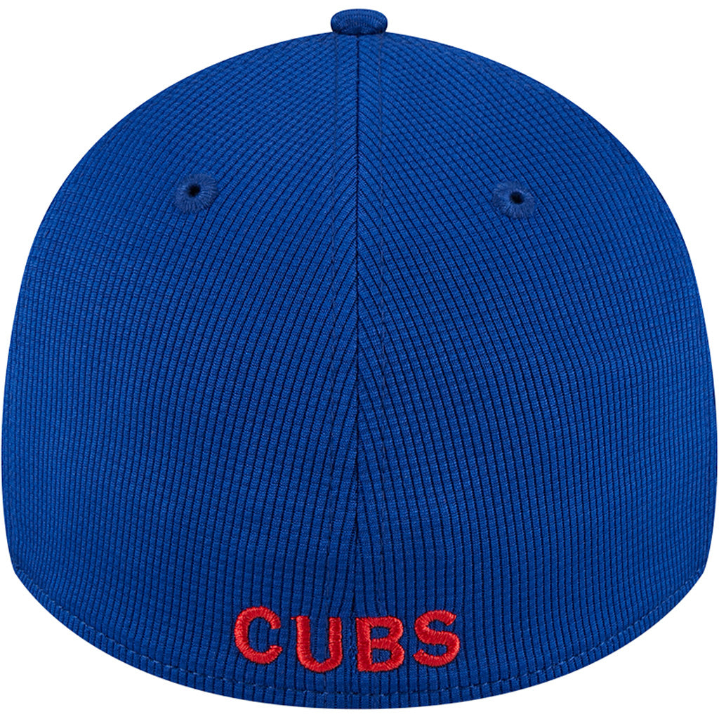 MLB Chicago Cubs New Era 2025 Batting Practice 39THIRTY Flex Fit Hat - Blue