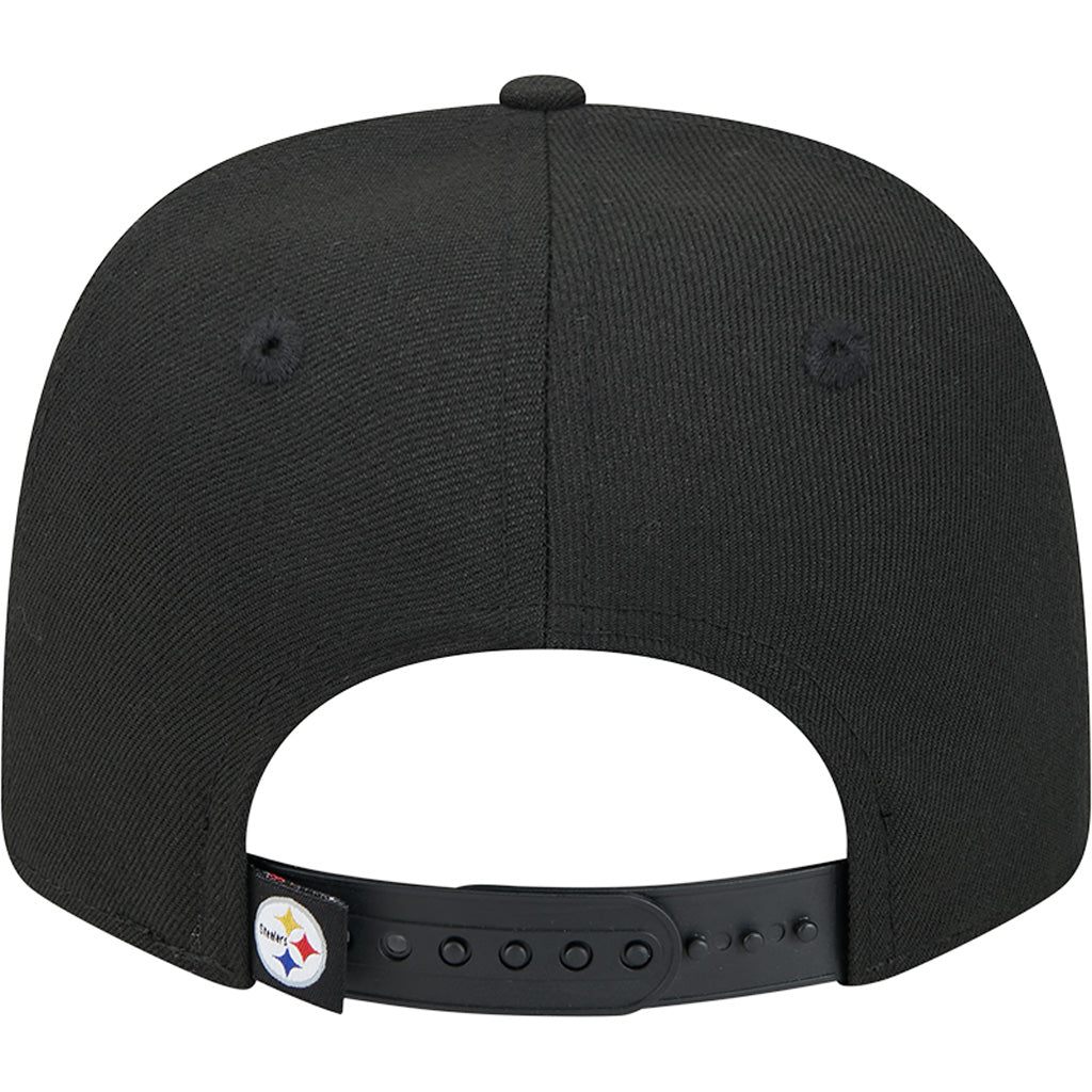 NFL Pittsburgh Steelers Primary Logo 9SEVENTY Stretch-Snapback Hat - Black