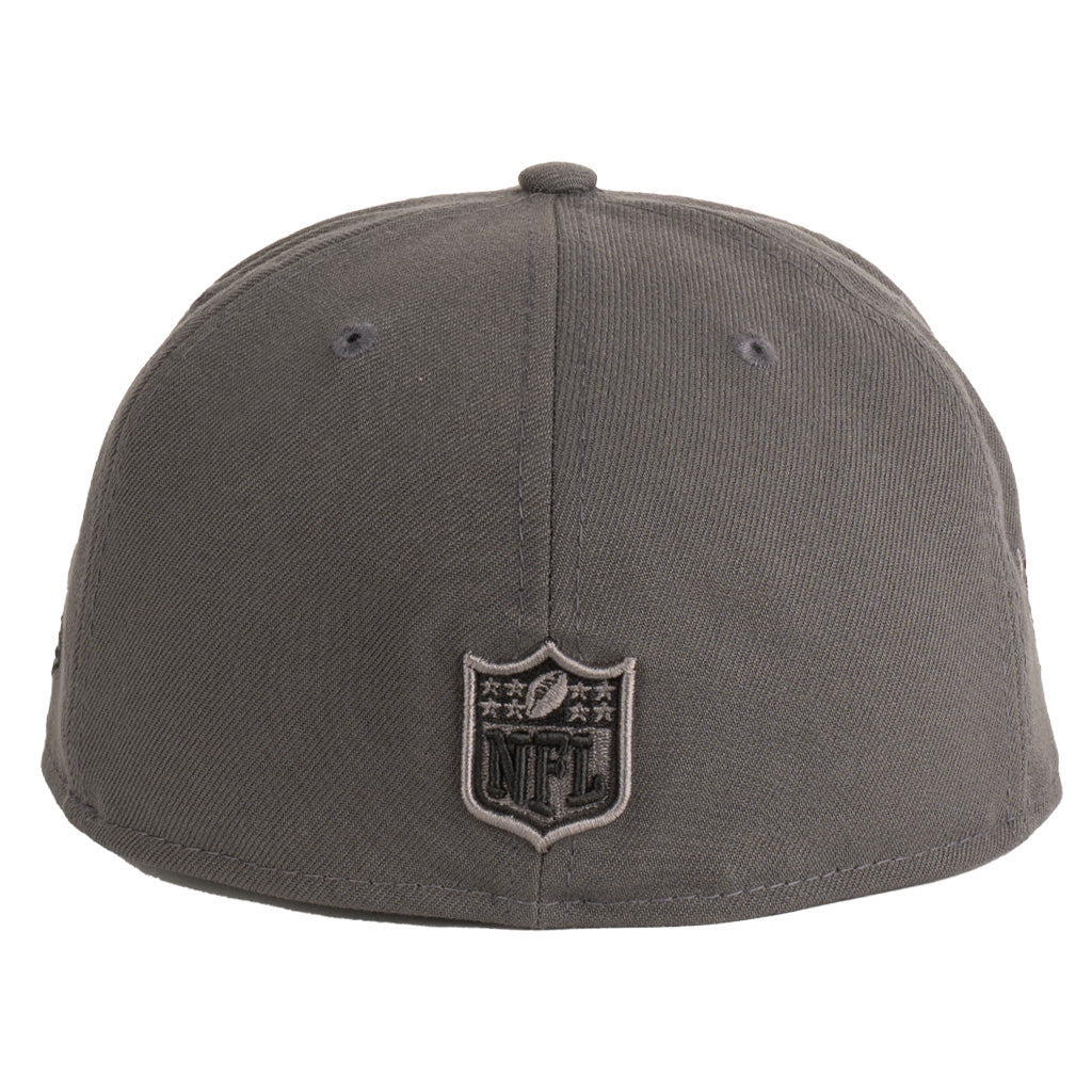 NFL Las Vegas Raiders New Era Tonal Graphite 59FIFTY Fitted Hat - Graphite