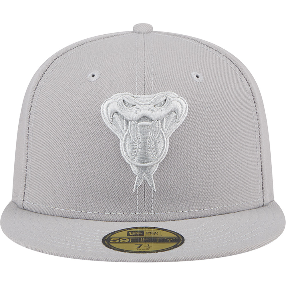 MLB Arizona Diamondbacks New Era Gray on Gray 59FIFTY Fitted Hat