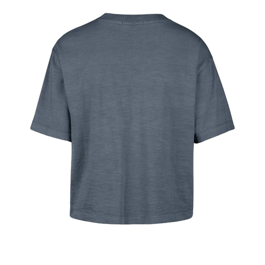 NCAA Arizona Wildcats Women's '47 Mindi Hvy Slub Crop T-Shirt - Navy