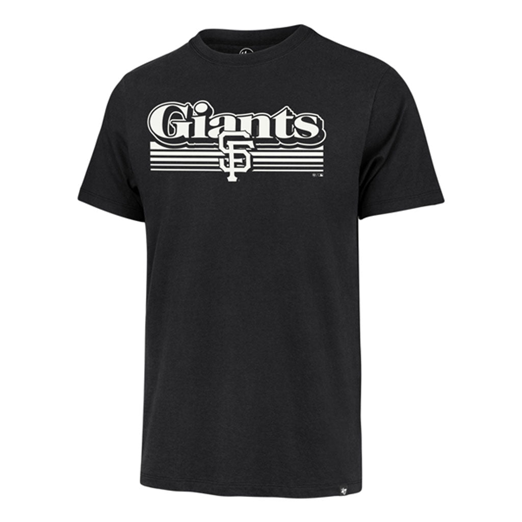 MLB San Francisco Giants '47 Script Fade Franklin T-Shirt - Black