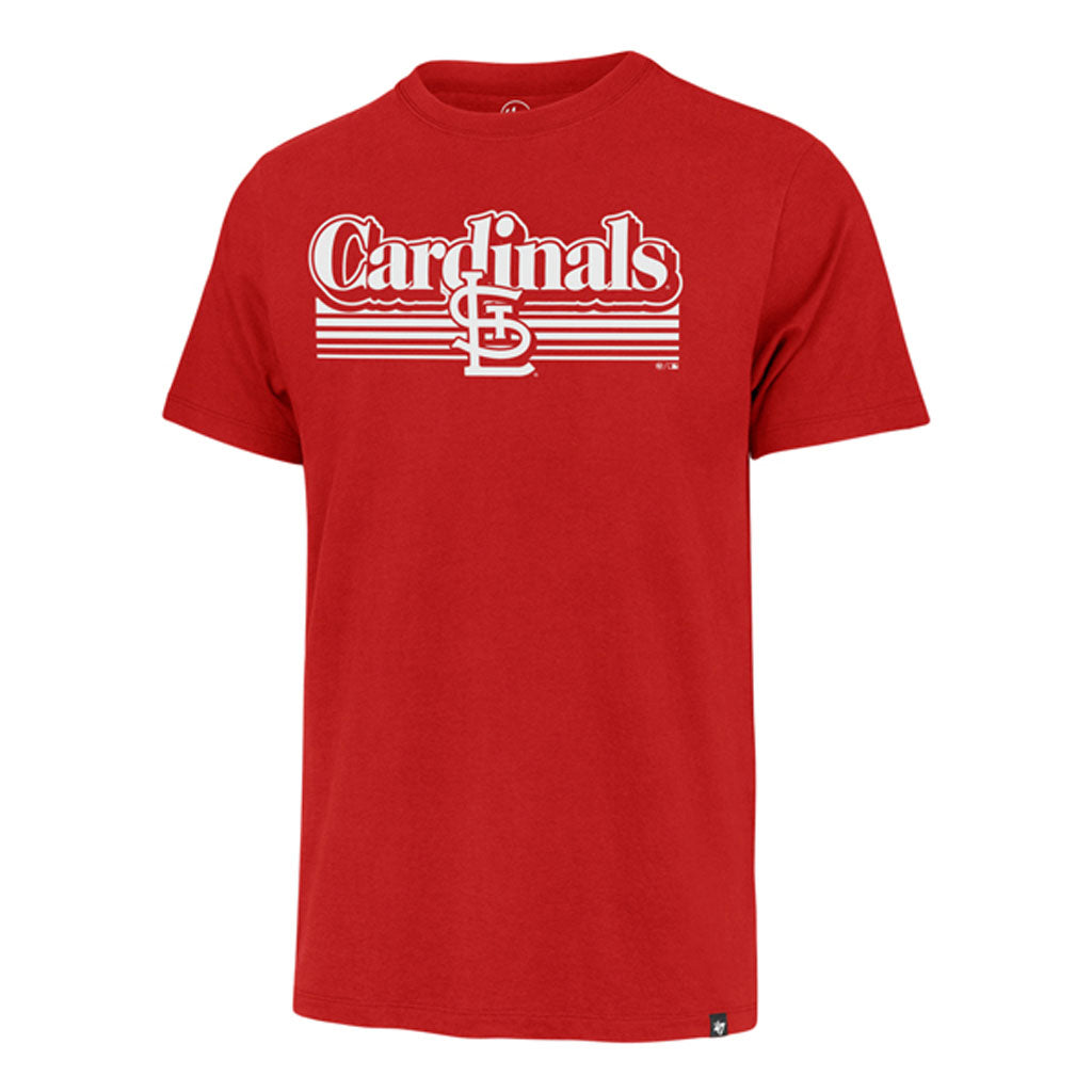 MLB St. Louis Cardinals '47 Script Fade Franklin T-Shirt - Red