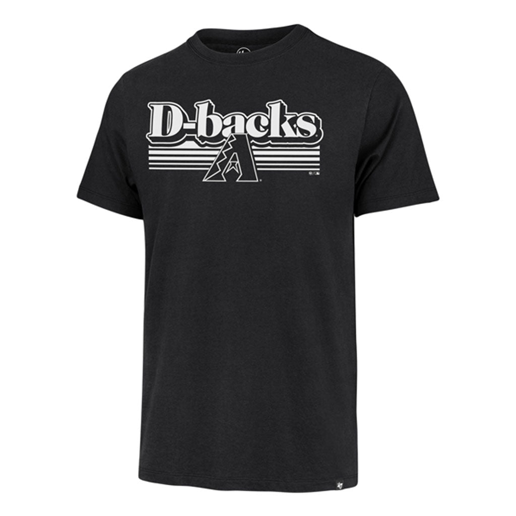 MLB Arizona Diamondbacks '47 Script Fade Franklin T-Shirt - Black