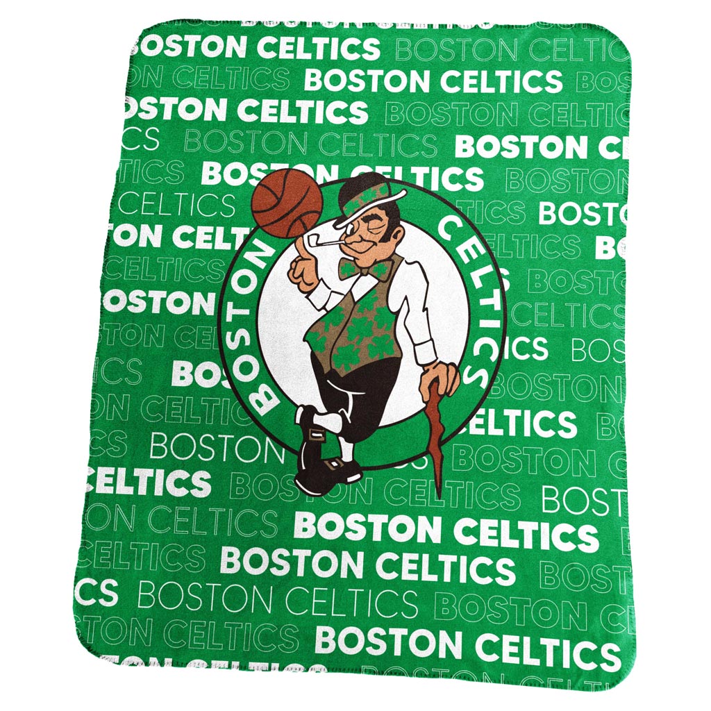 NBA Boston Celtics Logo Brands 50" x 60" Classic Fleece Blanket - Green