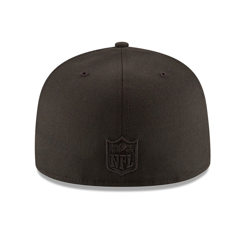 NFL San Francisco 49ers New Era Black on Black 59FIFTY Fitted