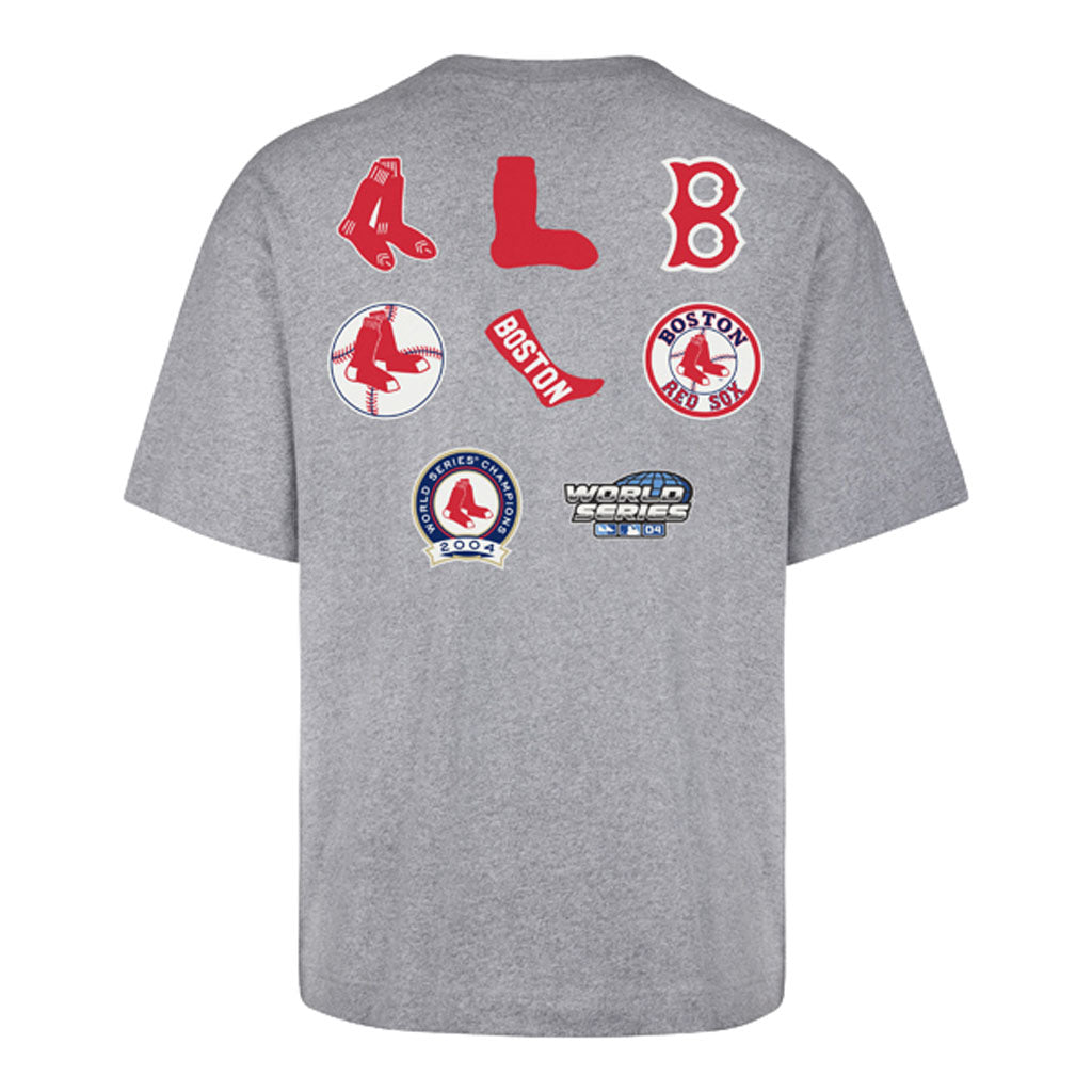 MLB Boston Red Sox '47 History Lock Foundation T-Shirt - Gray