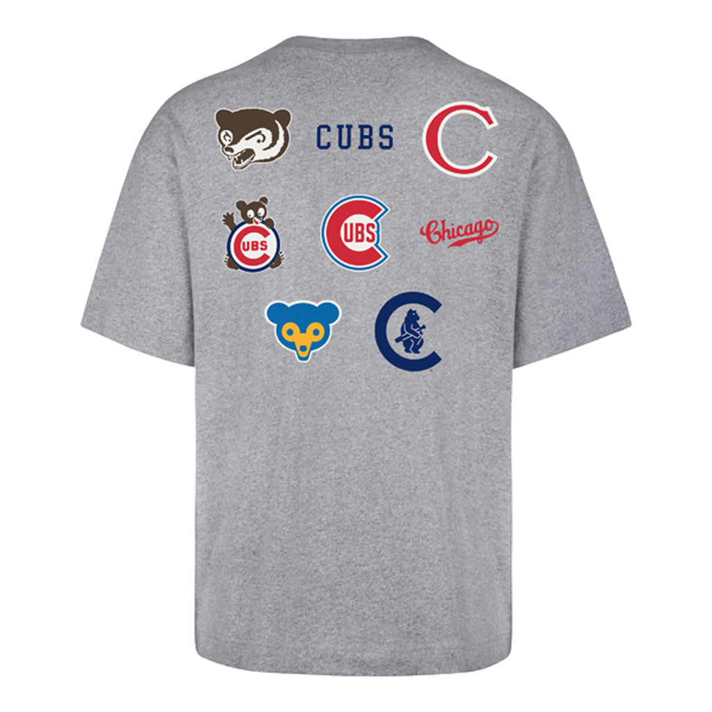 MLB Chicago Cubs '47 History Lock Foundation T-Shirt - Gray