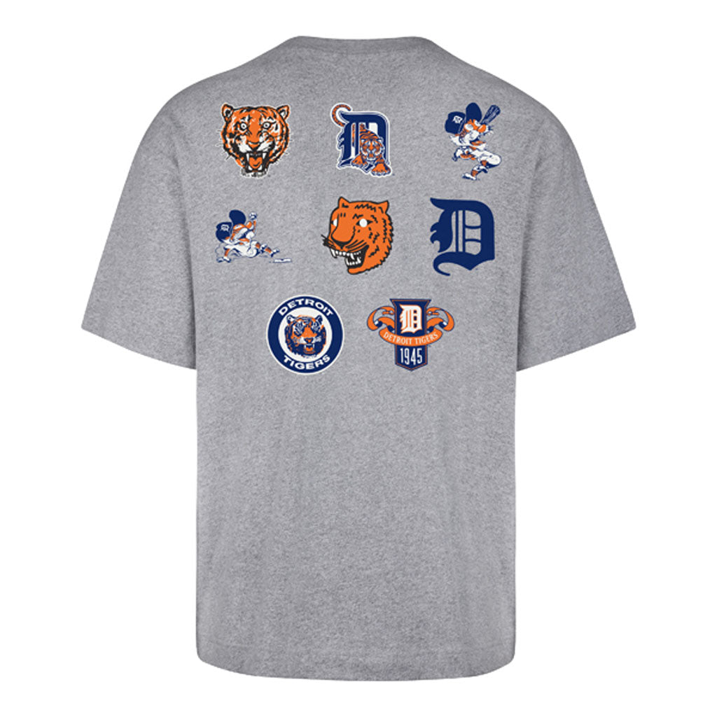 MLB Detroit Tigers '47 History Lock Foundation T-Shirt - Gray