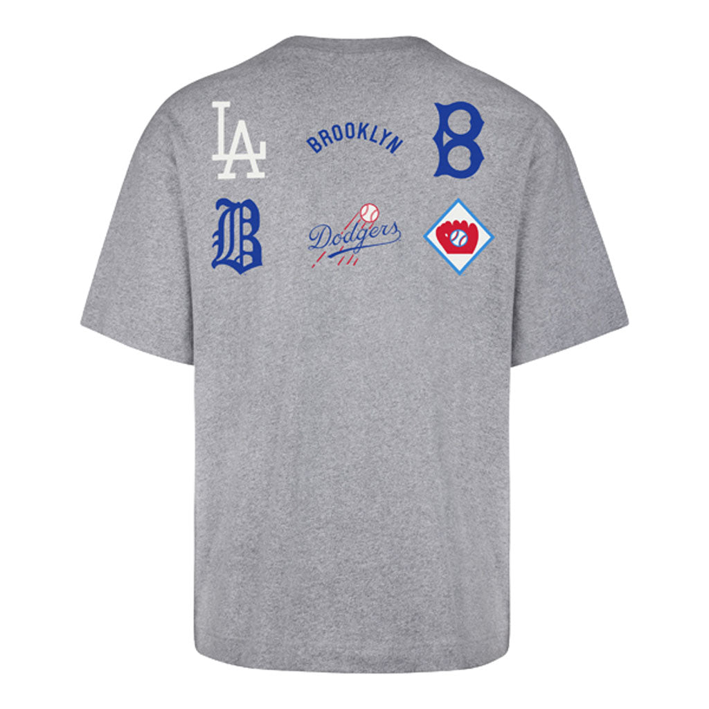 MLB Los Angeles Dodgers '47 History Lock Foundation T-Shirt - Gray