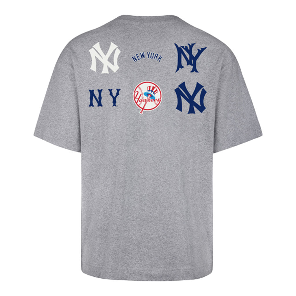 MLB New York Yankees '47 History Lock Foundation T-Shirt - Gray