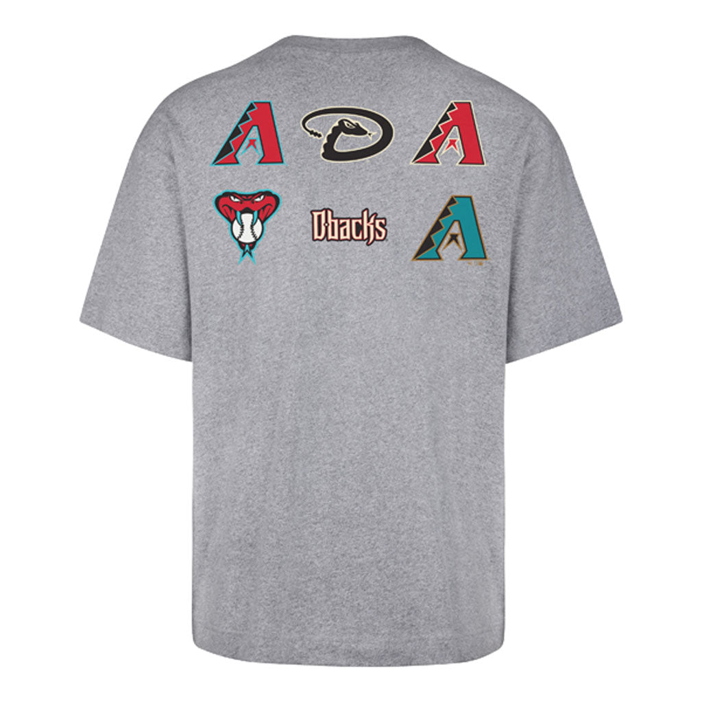 MLB Arizona Diamondbacks '47 History Lock Foundation T-Shirt - Gray