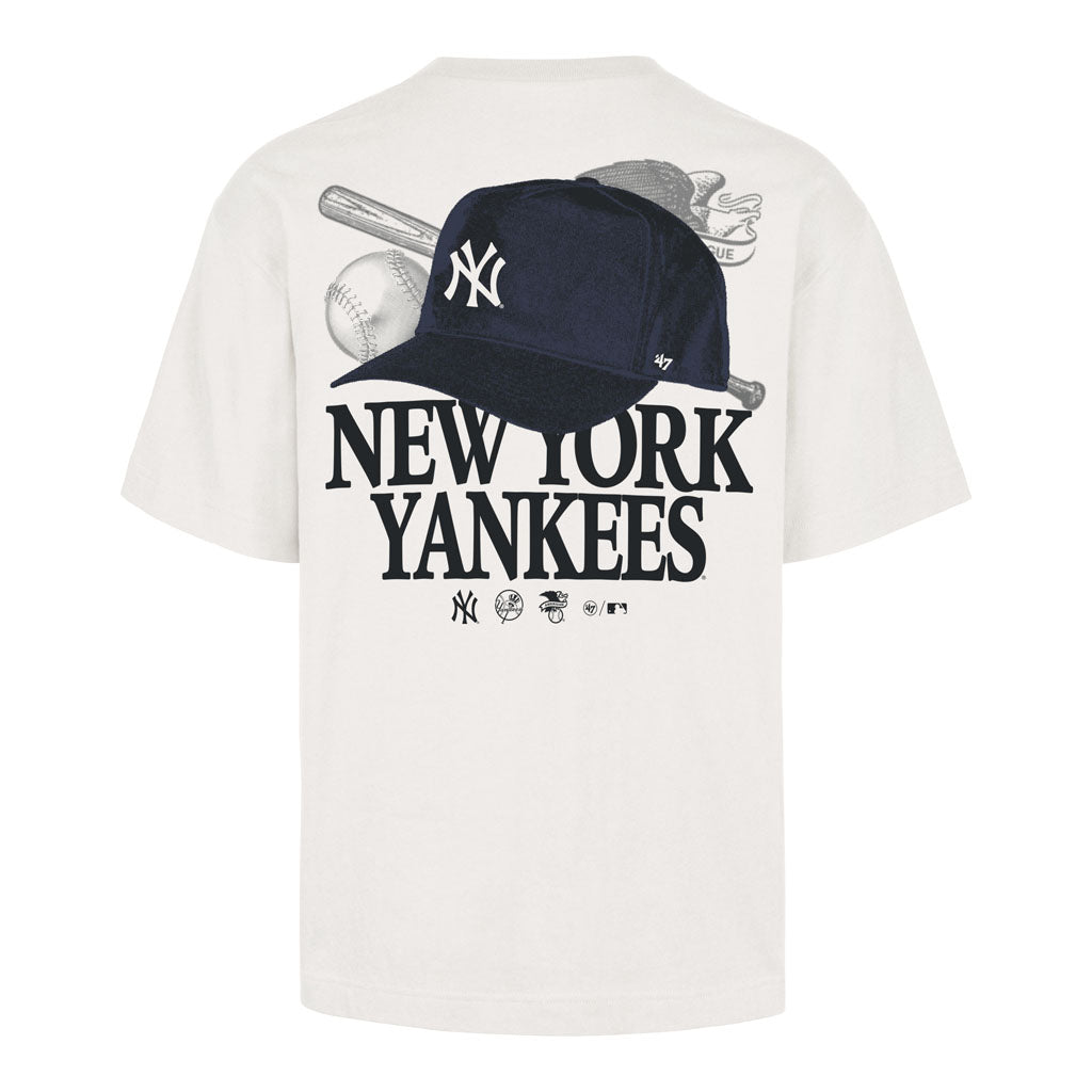MLB New York Yankees '47 In The Paper Foundation T-Shirt - Sand