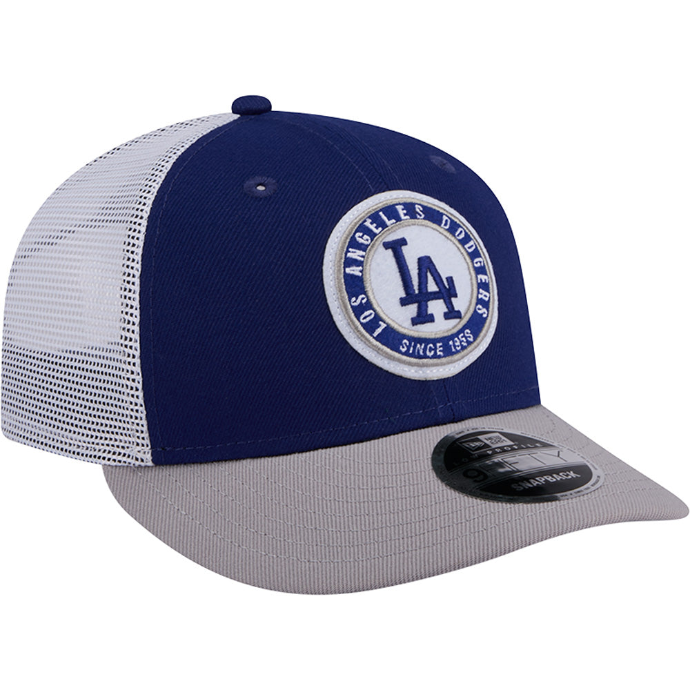 MLB Los Angeles Dodgers New Era Cooperstown Patch Low-Profile 9FIFTY Trucker