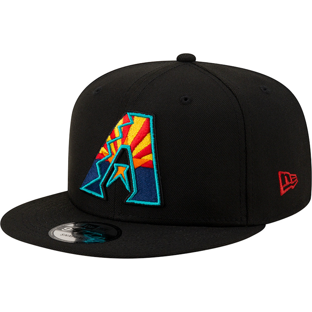 MLB Arizona Diamondbacks New Era State Flag 9FIFTY Snapback Hat - Black