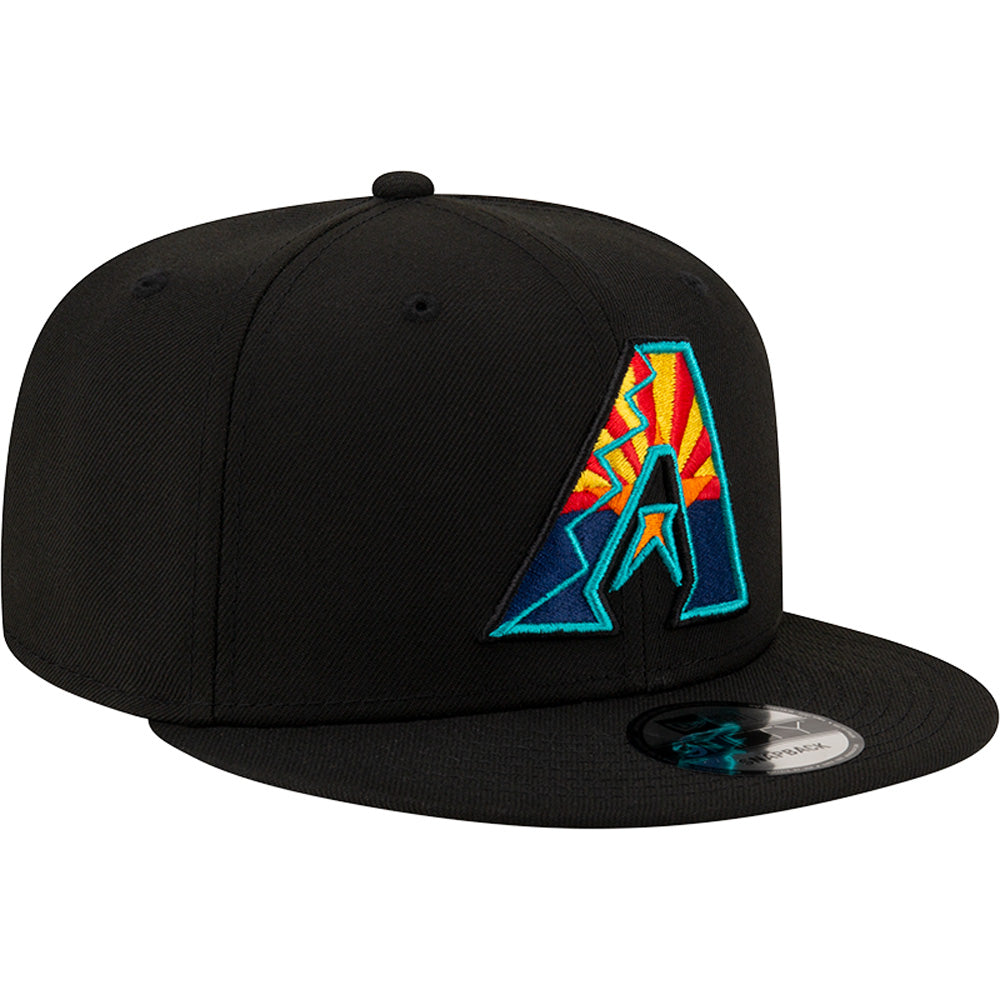 MLB Arizona Diamondbacks New Era State Flag 9FIFTY Snapback Hat - Black