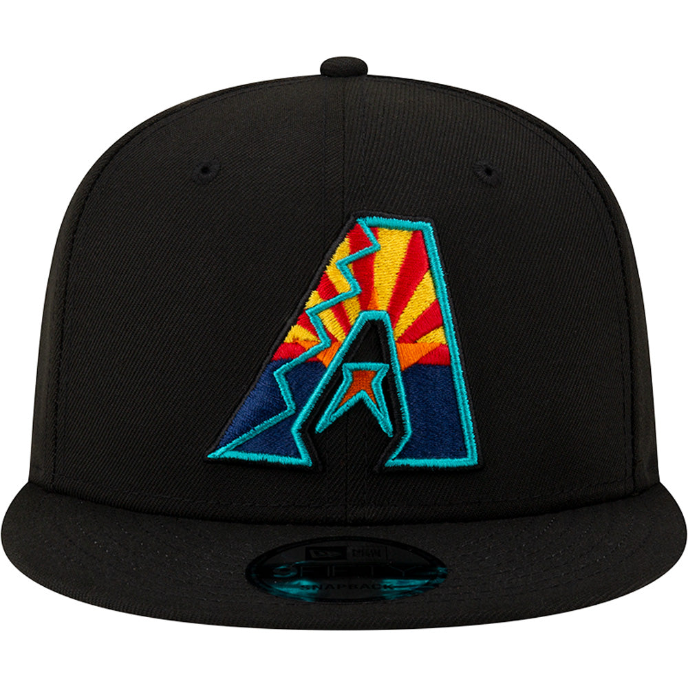 MLB Arizona Diamondbacks New Era State Flag 9FIFTY Snapback Hat - Black