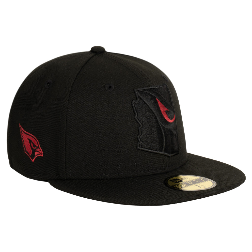 NFL Arizona Cardinals New Era Red Eye Native 59FIFTY Fitted Hat - Black