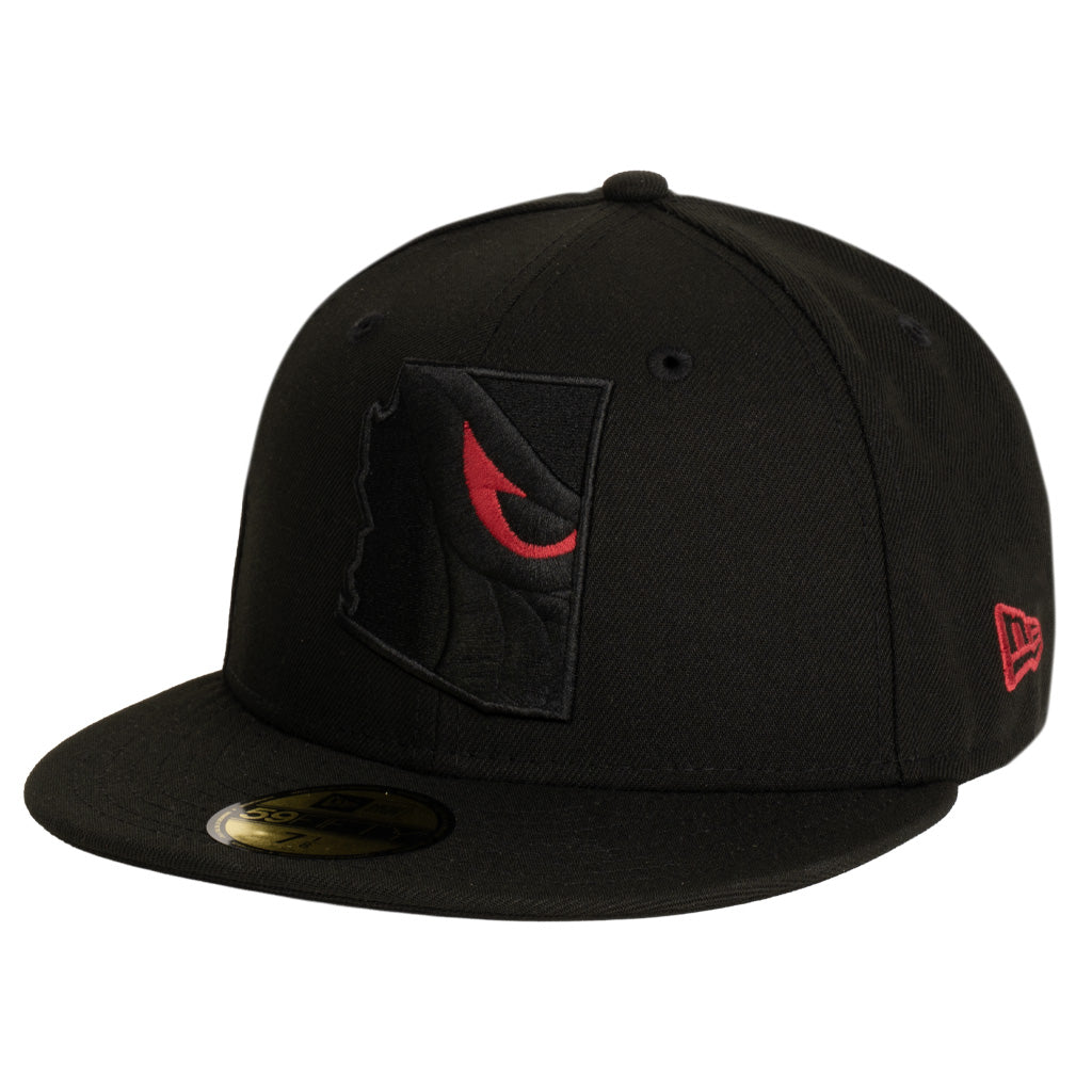 NFL Arizona Cardinals New Era Red Eye Native 59FIFTY Fitted Hat - Black