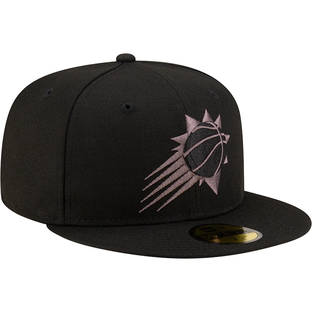NBA Phoenix Suns New Era Black/Graphite Shooting Ball 59FIFTY Hat - Black