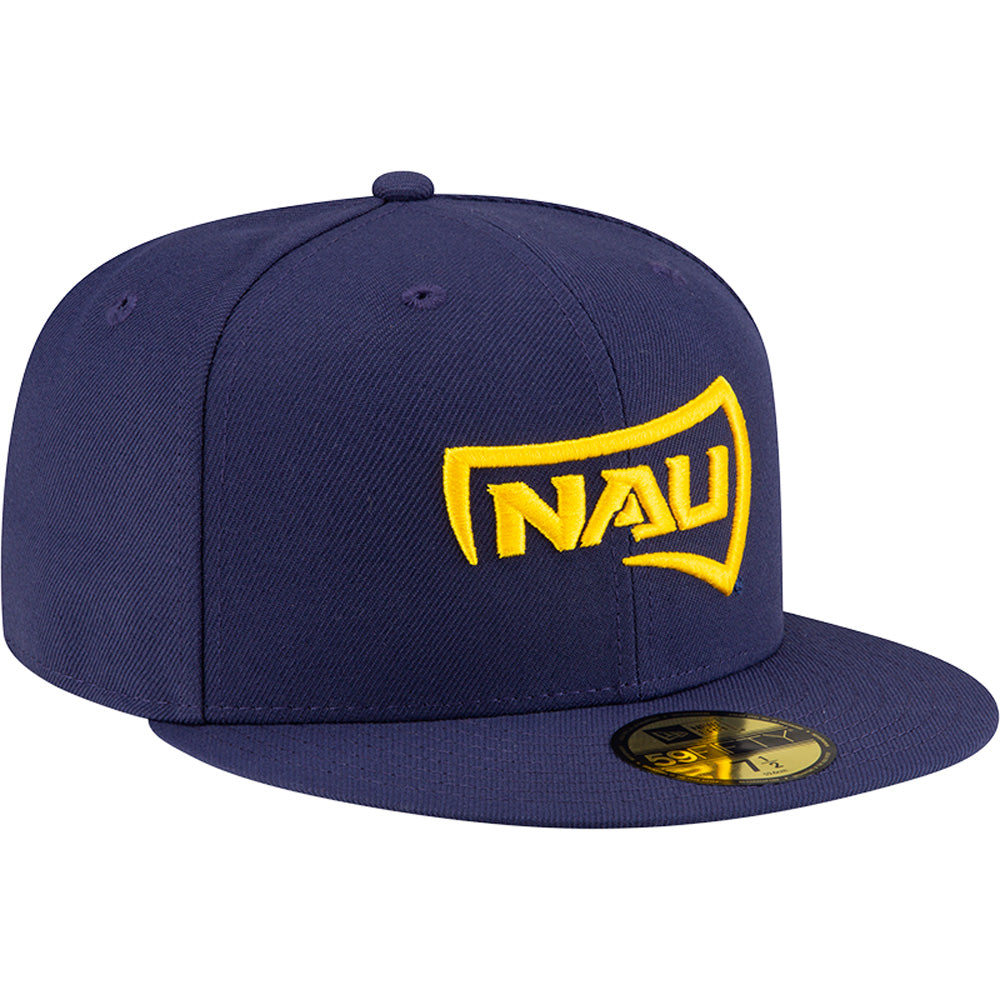NCAA Northern Arizona Lumberjacks New Era Tonal Yellow 59FIFTY Fitted Hat