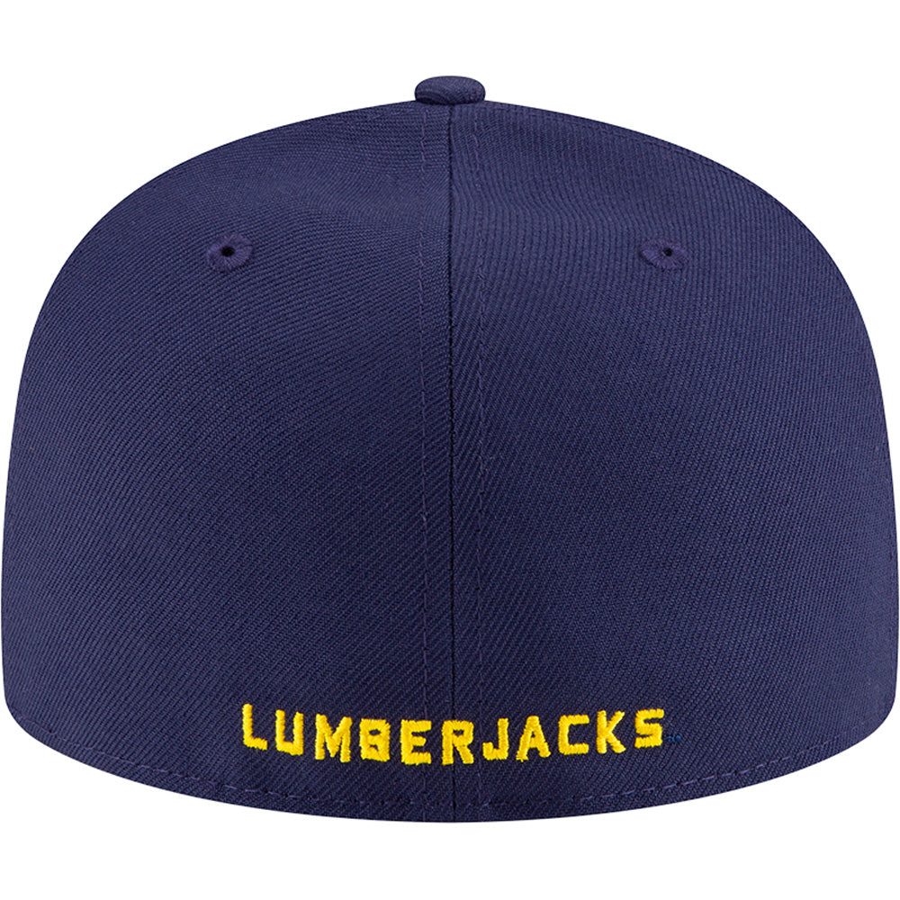 NCAA Northern Arizona Lumberjacks New Era Tonal Yellow 59FIFTY Fitted Hat