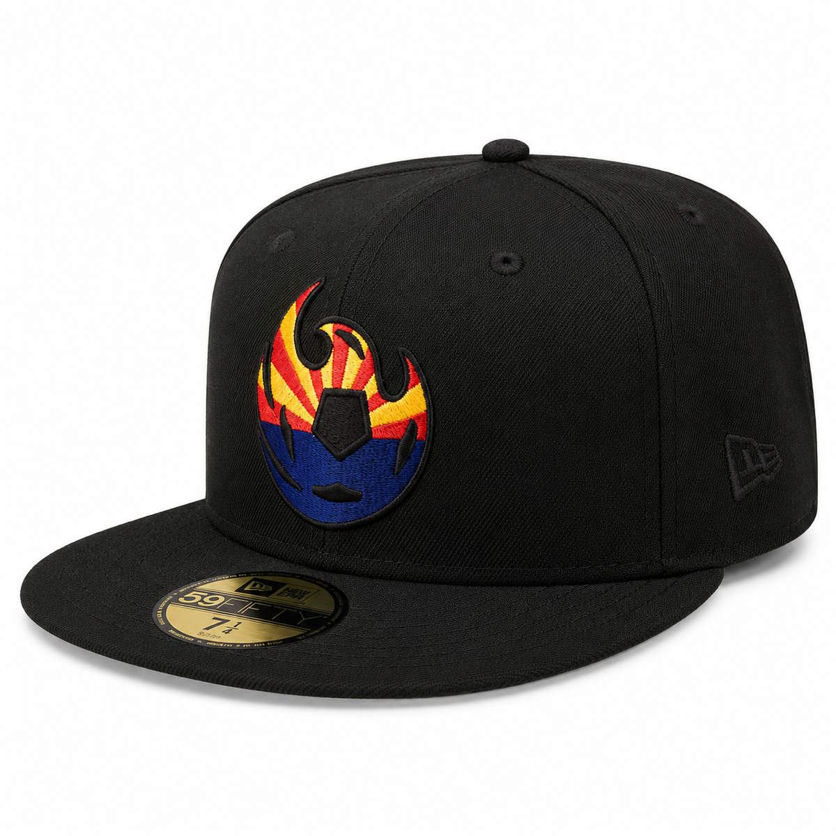 Phoenix Rising New Era State Flag Fill 59FIFTY Fitted Hat - Black