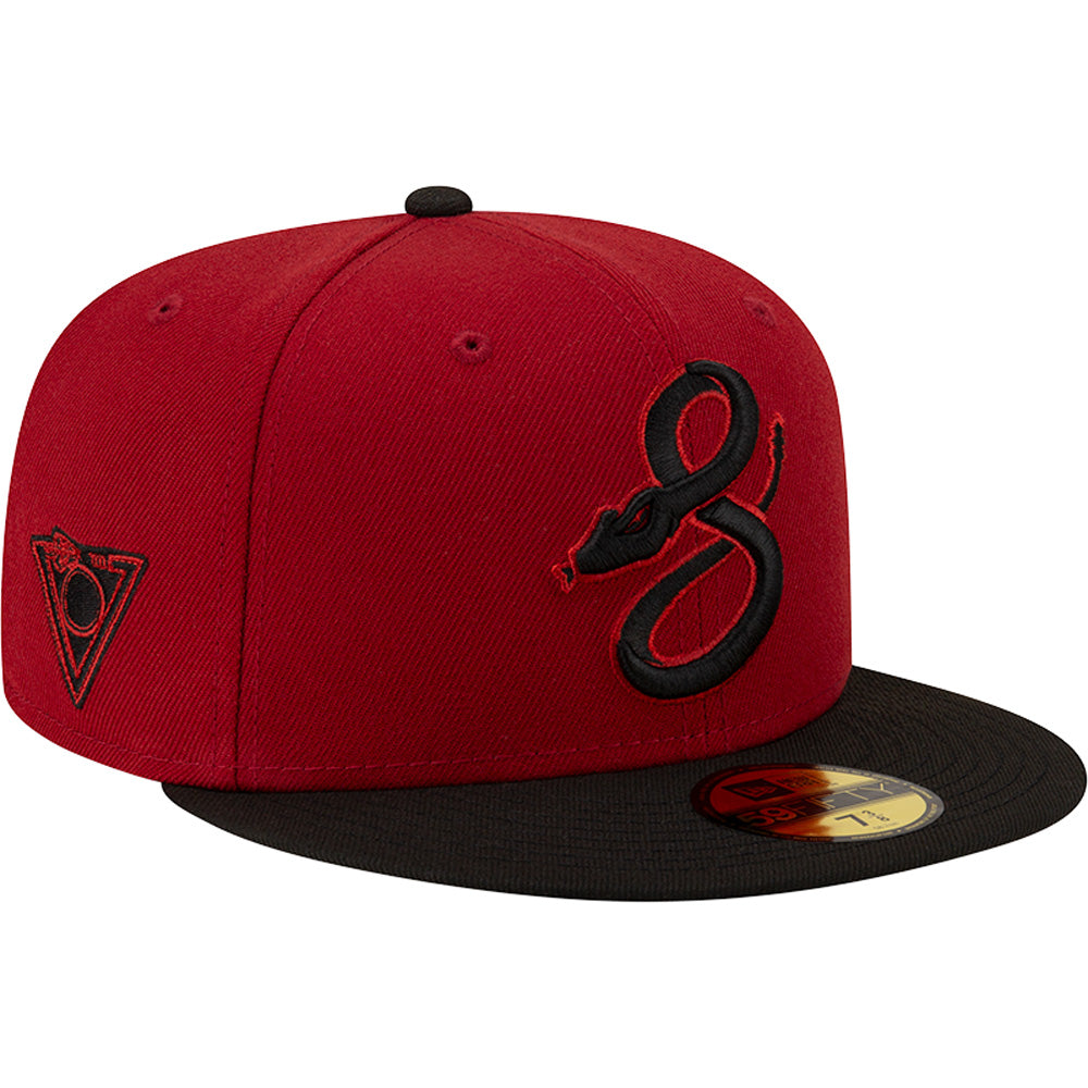 MLB Arizona Diamondbacks New Era Two-Tone Dark Side 59FIFTY Fitted