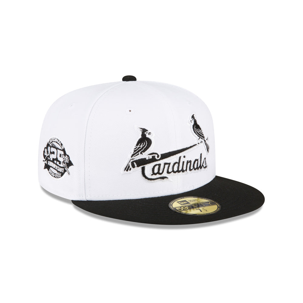 MLB St. Louis Cardinals New Era White Board 59FIFTY Fitted